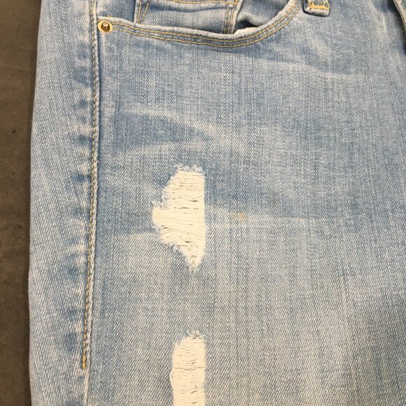 FRAME Denim 5 Pocket Echo Park Wash Le Skinny De Jeanne Distressed Jeans - Picture 11 of 12